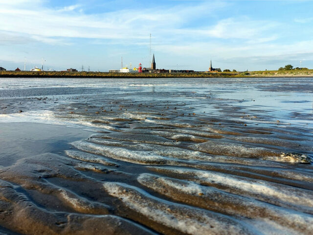 Pohled na moře z plavby na Fríské ostrovy